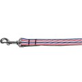 Unconditional Love Patriotic Stripes Nylon Dog Leash 6 Foot UN805191